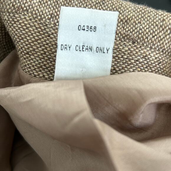 Brown Tweed Equestrian RL Style Jacket by Together Women's Size 10 Vintage - Picture 10 of 10